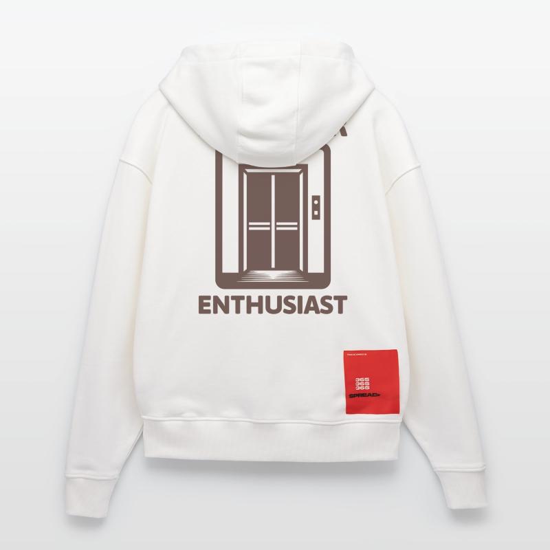 Elevator Enthusiast Elevator Lover Zip Hoodie - made by SPREAD