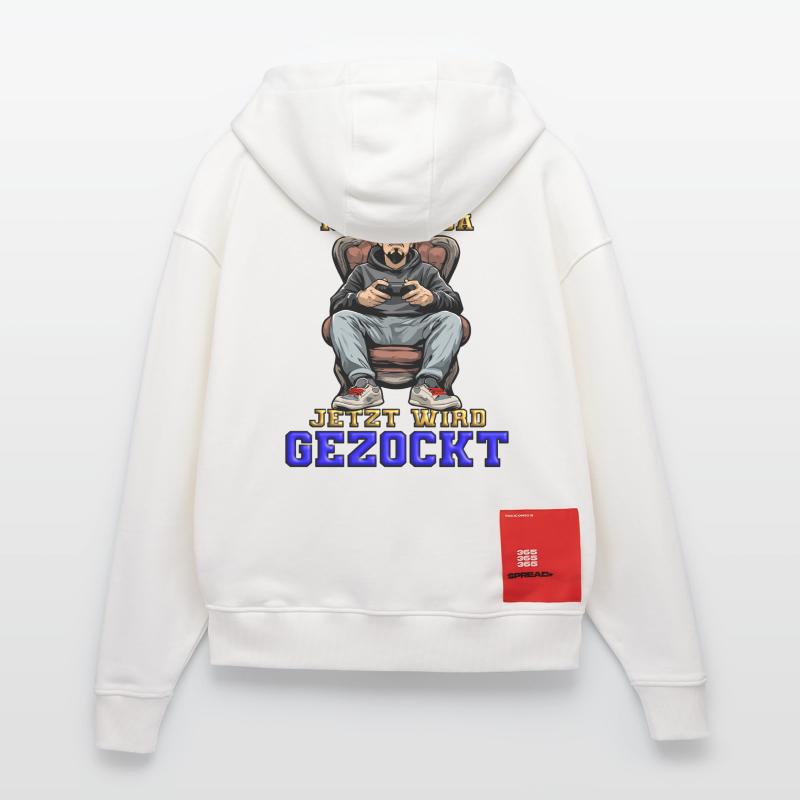 The king is here - pass me the controller Zip Hoodie - made by SPREAD