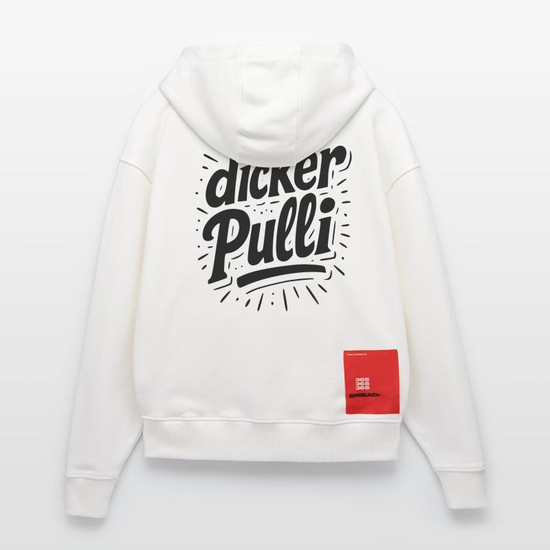 Pull épais Veste à capuche bio épaisse oversize fabriqué en UE