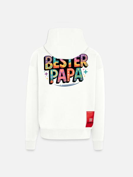 Bester Papa - Zip Hoodie - made by SPREAD - OFF WHITE