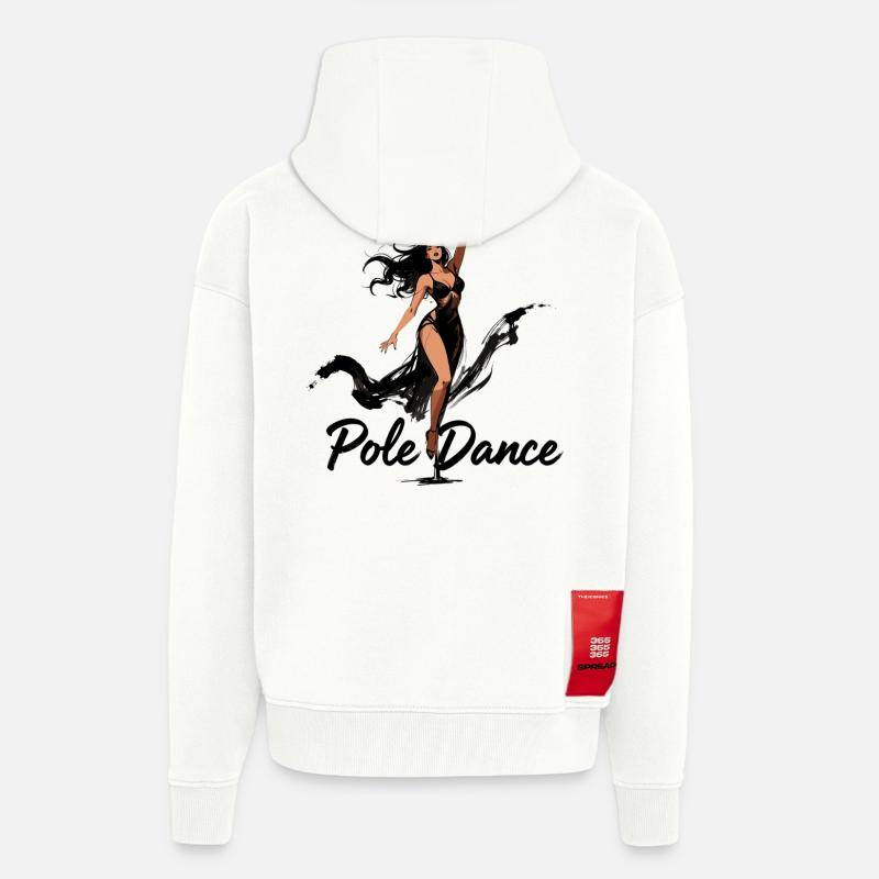 Pole Dance Poledancerin ästhetisch Geschenk - Zip Hoodie - made by SPREAD - OFF WHITE