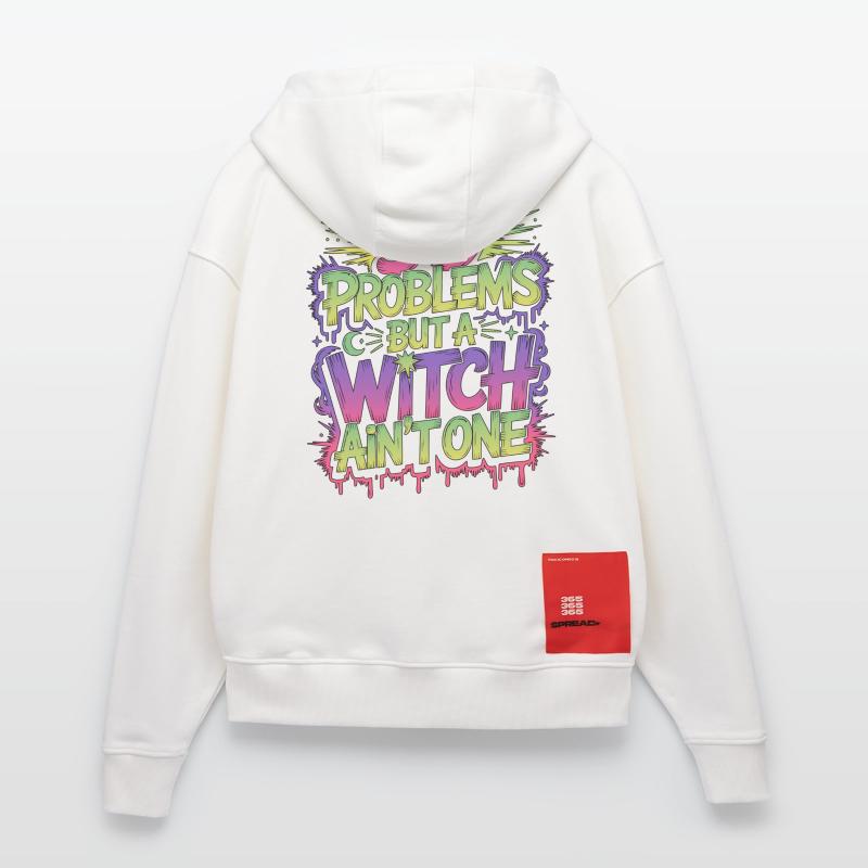 Witchcraft 99 Problems But Sorcery Spellcaster Zip Hoodie - made by SPREAD