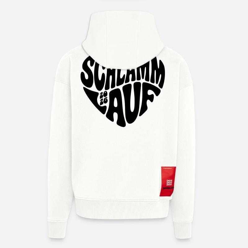 Mud Run 2026 - Mud Run 2026 - Zip Hoodie - made by SPREAD - OFF WHITE