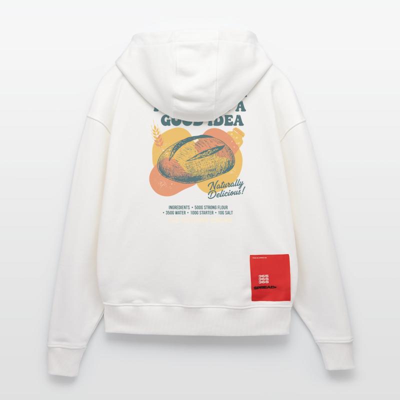 Sourdough Is Always A Good Idea Bread Baking Baker Zip Hoodie - made by SPREAD