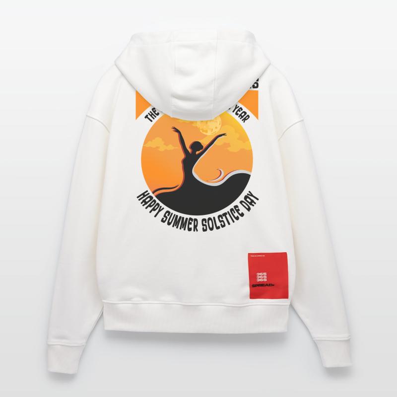 Litha Pagan Summer Solstice Midsummer Midsommar Zip Hoodie - made by SPREAD