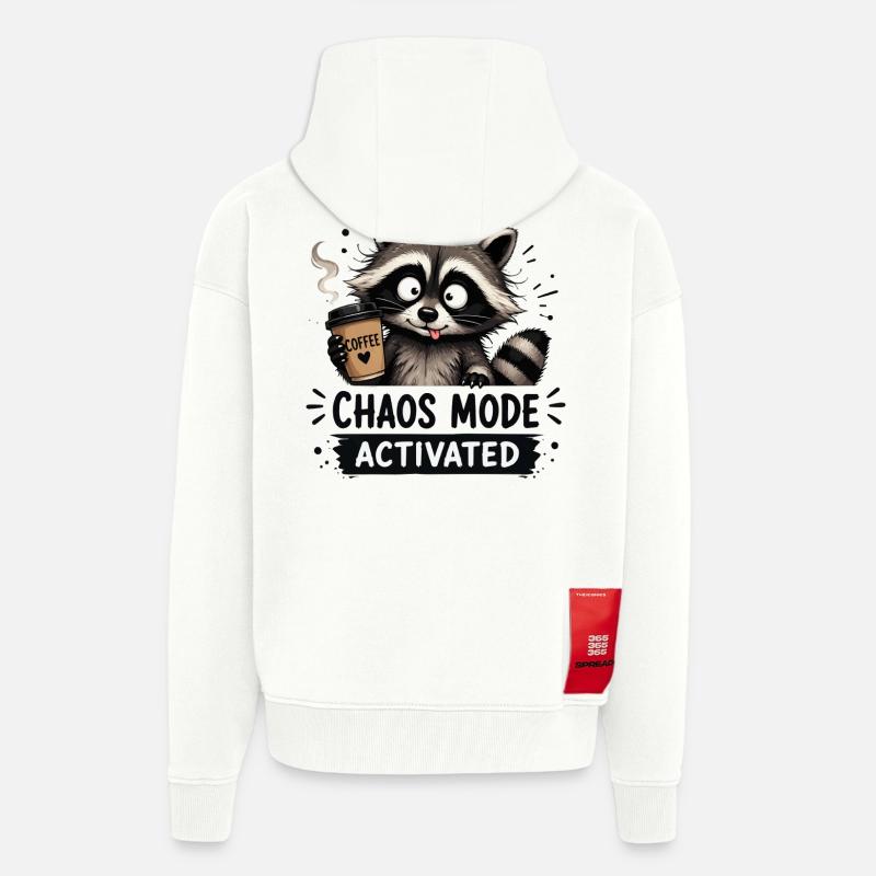 Mayhem Mode Enabled - Zip Hoodie - made by SPREAD - OFF WHITE