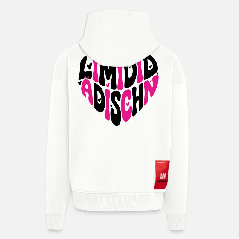 Limidid Ädischn - Édition limitée - Veste à capuche bio épaisse oversize fabriqué en UE - OFF WHITE