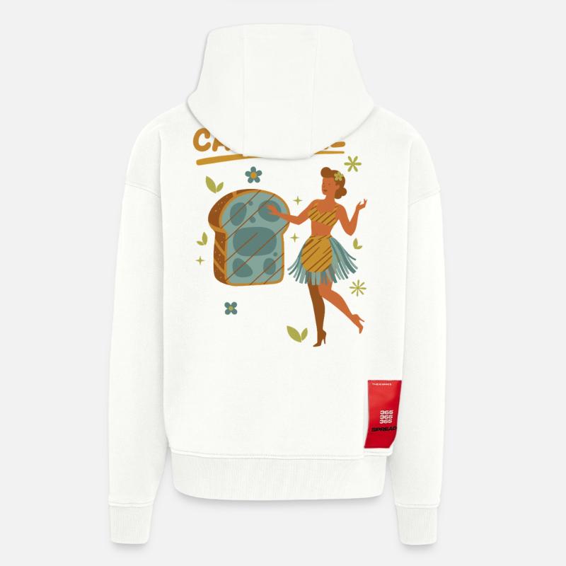 Sauerteig Brot Backbäcker KARBIVORE Sauerteig - Zip Hoodie - made by SPREAD - OFF WHITE