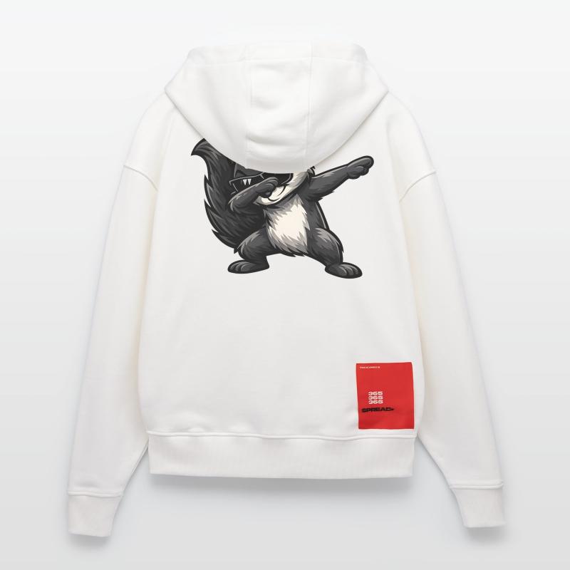 Dabbing Schwarzes Eichhörnchen Zip Hoodie - made by SPREAD