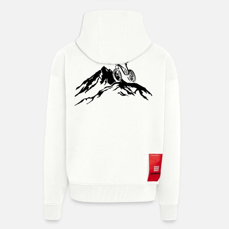VTT - Veste à capuche bio épaisse oversize fabriqué en UE - OFF WHITE