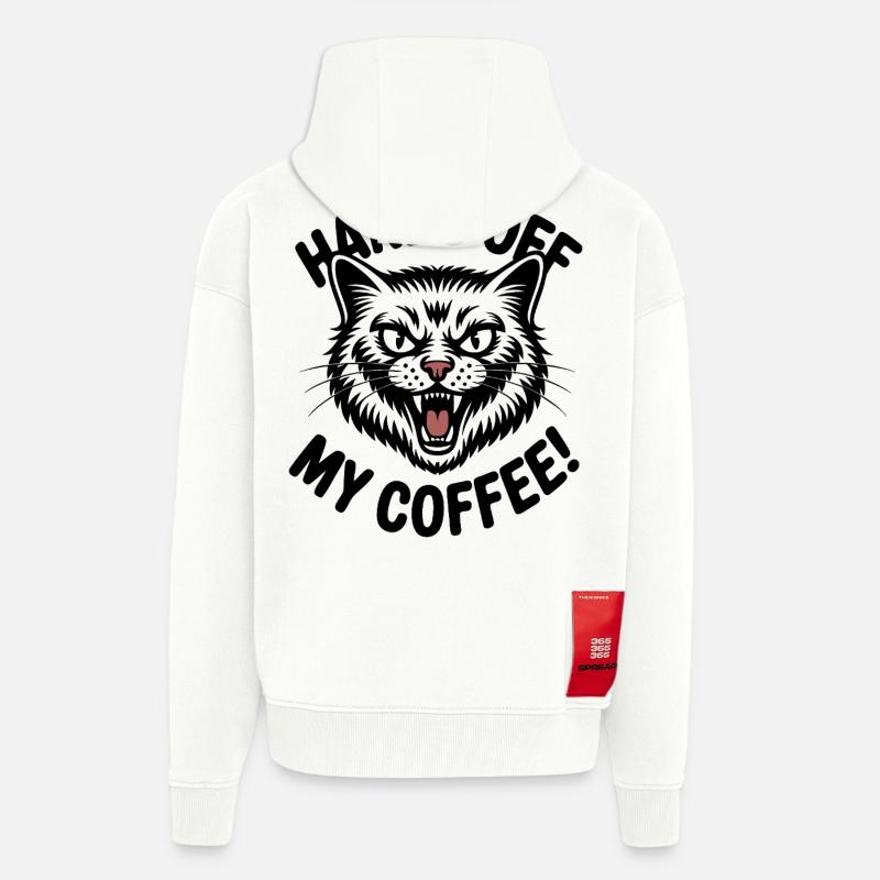 Coffee is mine - Zip Hoodie - made by SPREAD - OFF WHITE