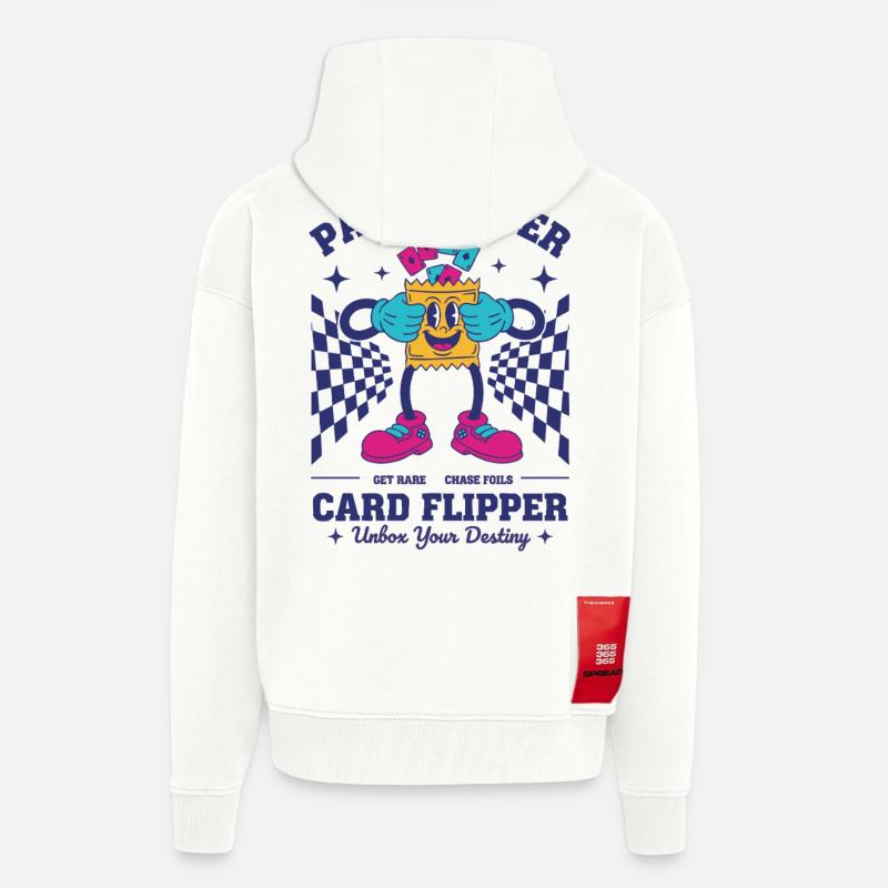 Pack Ripper Card Flipper Unbox Your Destiny - Zip Hoodie - made by SPREAD - OFF WHITE