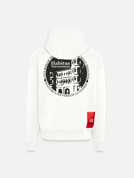 Habitus Treverensis - Zip Hoodie - made by SPREAD - OFF WHITE
