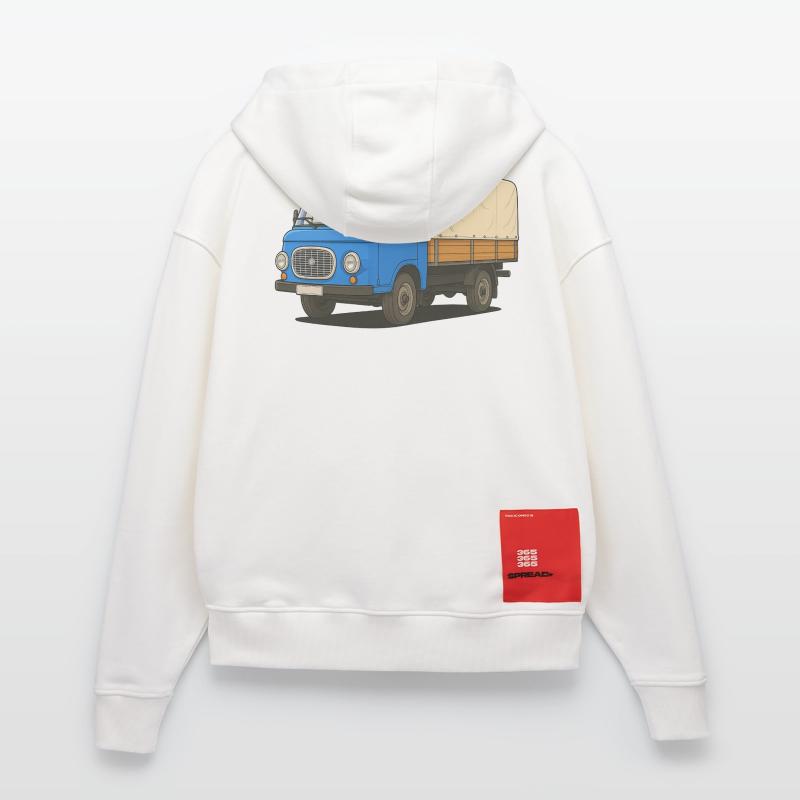 Ost-Pritsche Zip Hoodie - made by SPREAD