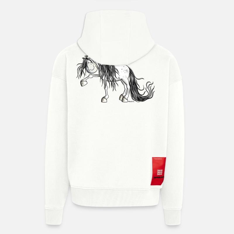 Lustiger Andalusier - Zip Hoodie - made by SPREAD - OFF WHITE