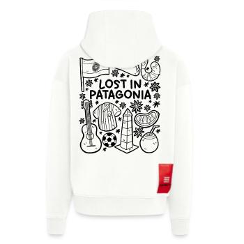 Verloren in Patagonien – Argentinien - Zip Hoodie - made by SPREAD - OFF WHITE - Hinten