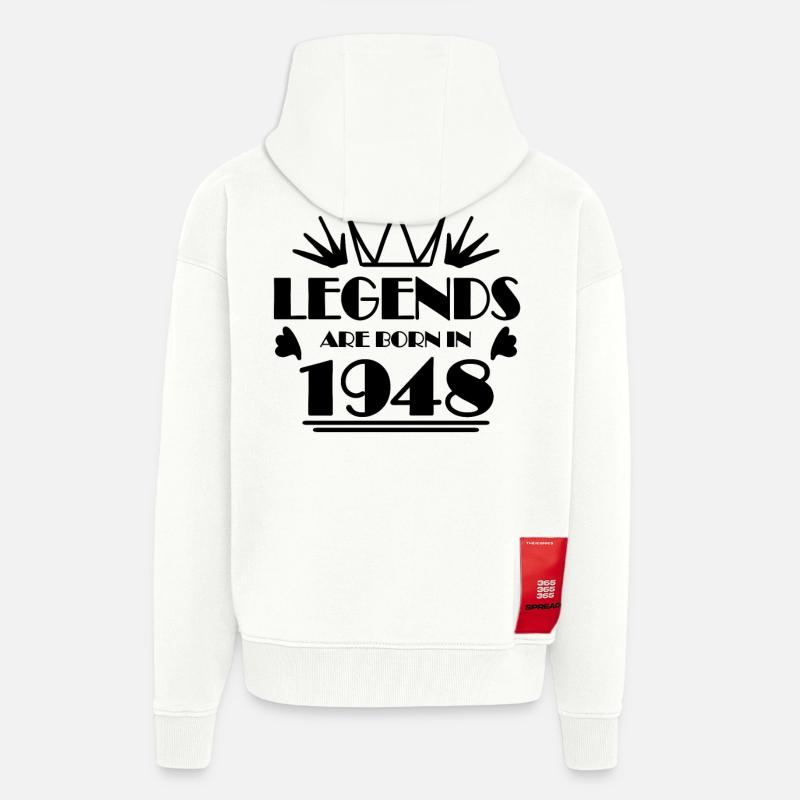 1948 - Né en 1948 - Veste à capuche bio épaisse oversize fabriqué en UE - OFF WHITE
