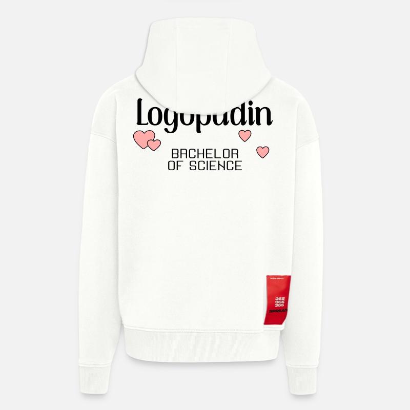 Programme de licence en orthophonie - Veste à capuche bio épaisse oversize fabriqué en UE - OFF WHITE