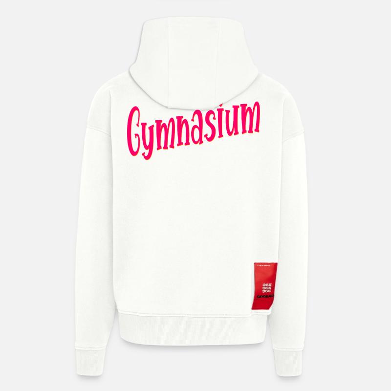 Changement d’école École grammaticale - Veste à capuche bio épaisse oversize fabriqué en UE - OFF WHITE