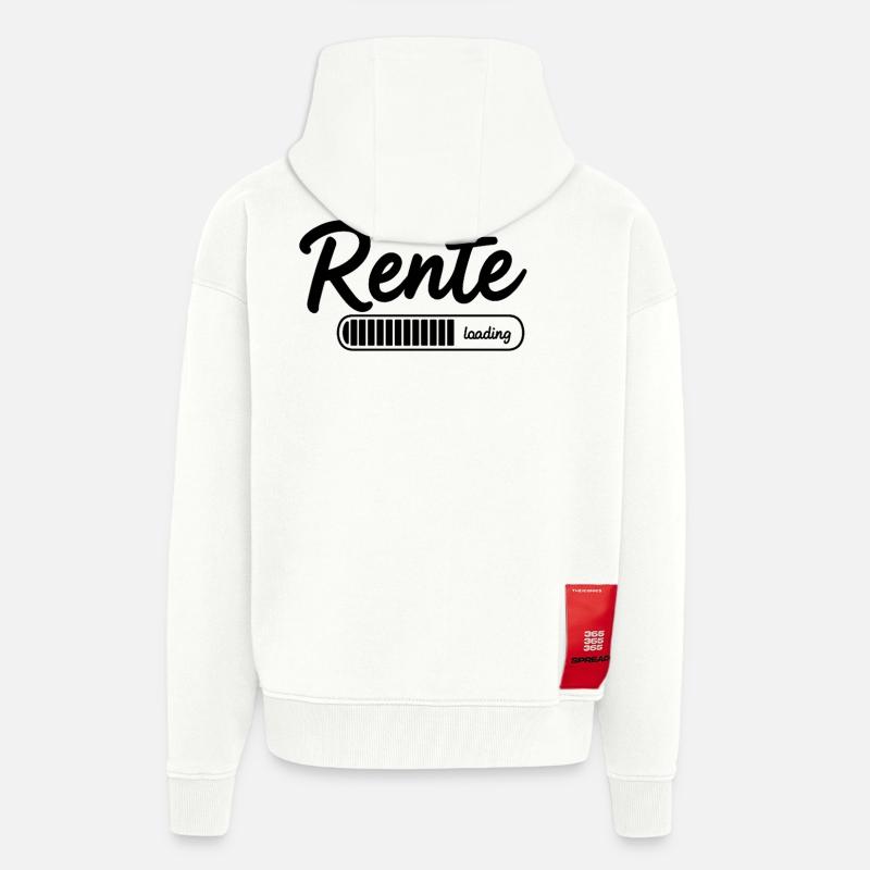 Rente 2026 loading Endlich Ruhestand - Zip Hoodie - made by SPREAD - OFF WHITE