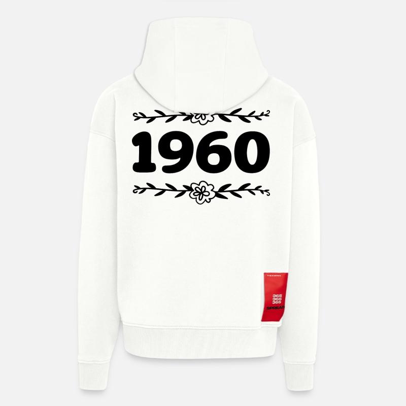 Hhhh1 - Zip Hoodie - made by SPREAD - OFF WHITE