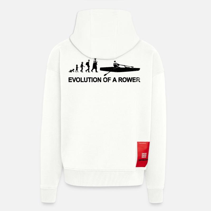 Ruderer Evolution - Zip Hoodie - made by SPREAD - OFF WHITE