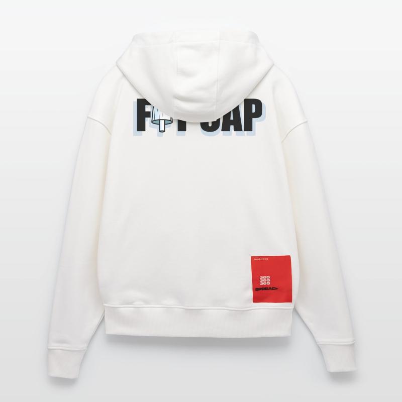 Fat Cap Zip Hoodie - made by SPREAD