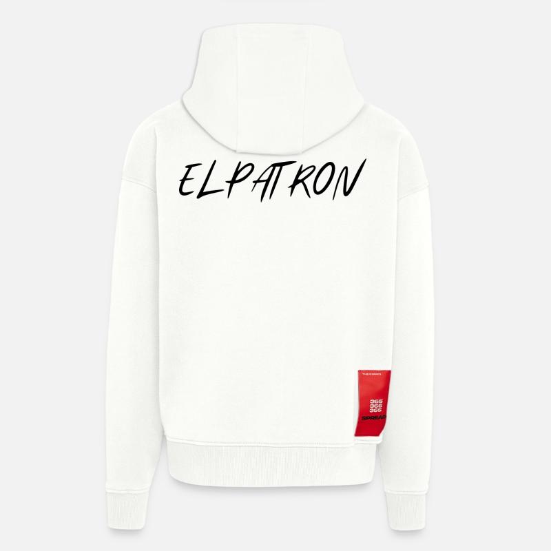 El Patron – Der Chef Look - Zip Hoodie - made by SPREAD - OFF WHITE