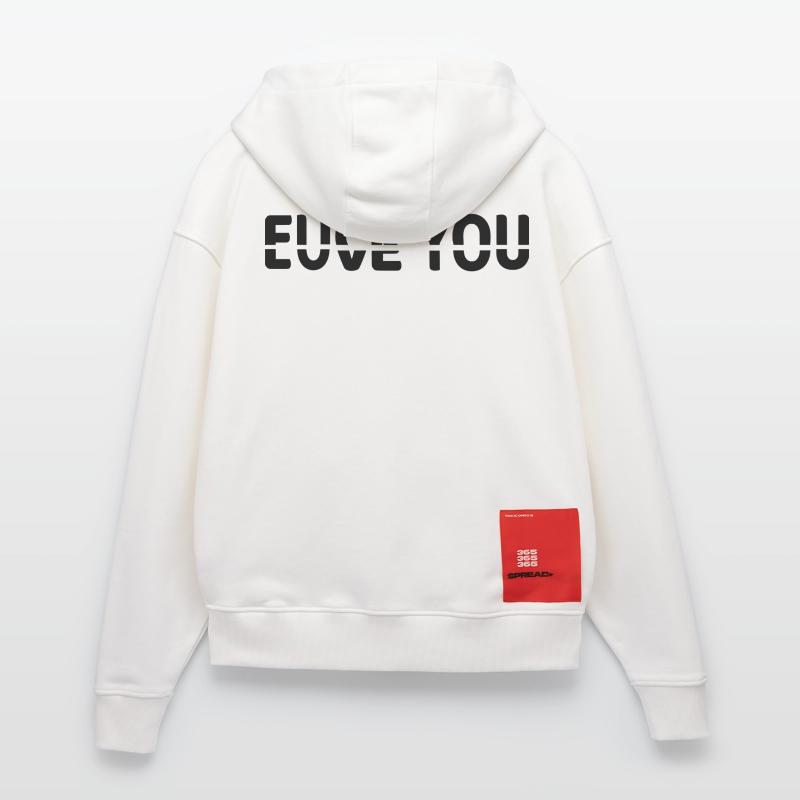 Ob ich dich liebe oder nicht # Zip Hoodie - made by SPREAD