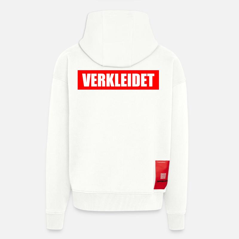 Verkleidet - Zip Hoodie - made by SPREAD - OFF WHITE