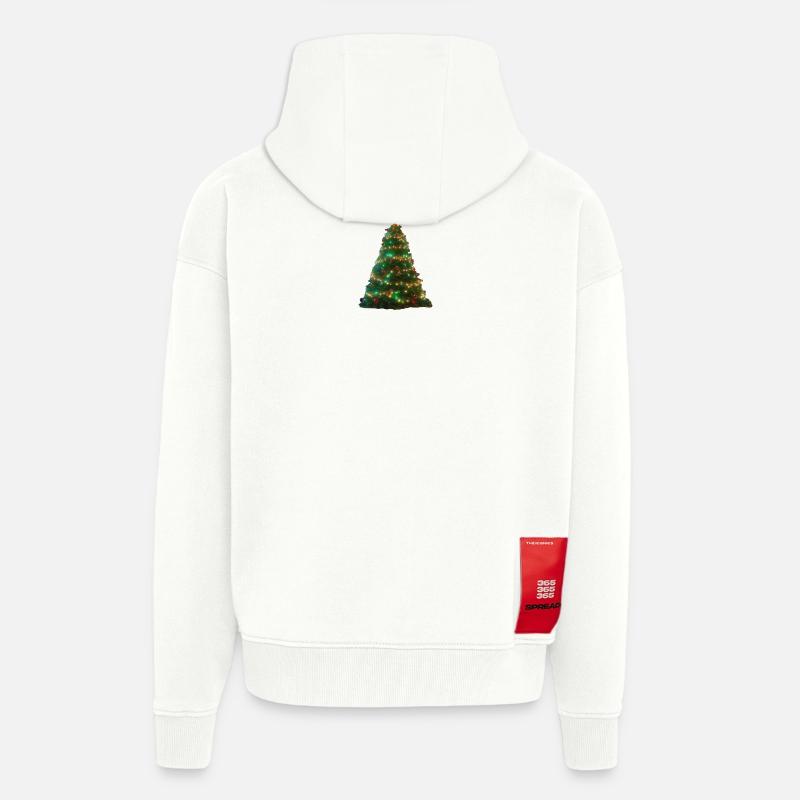 Weihnachtsbaum - Zip Hoodie - made by SPREAD - OFF WHITE