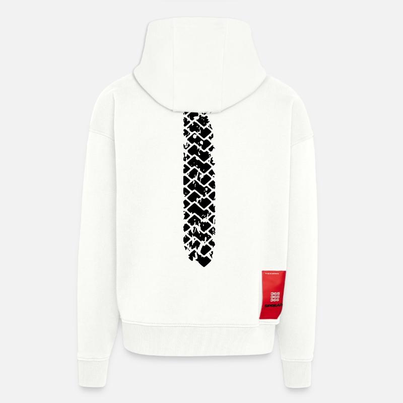 Brennen auf wilde 2 sein - Zip Hoodie - made by SPREAD - OFF WHITE
