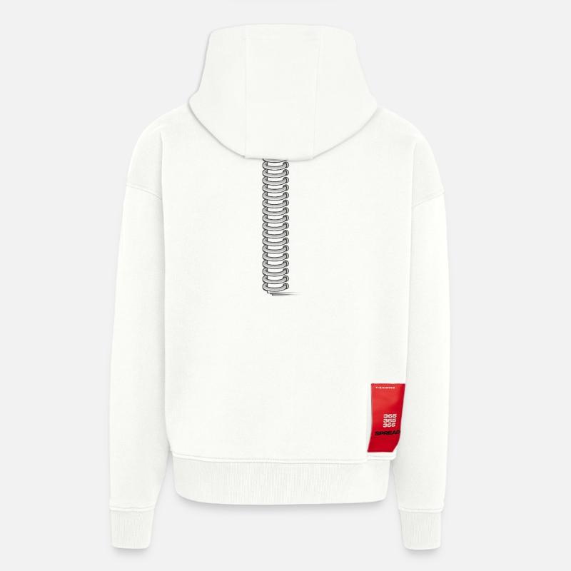 POSTSCRIPT - Zip Hoodie - made by SPREAD - OFF WHITE