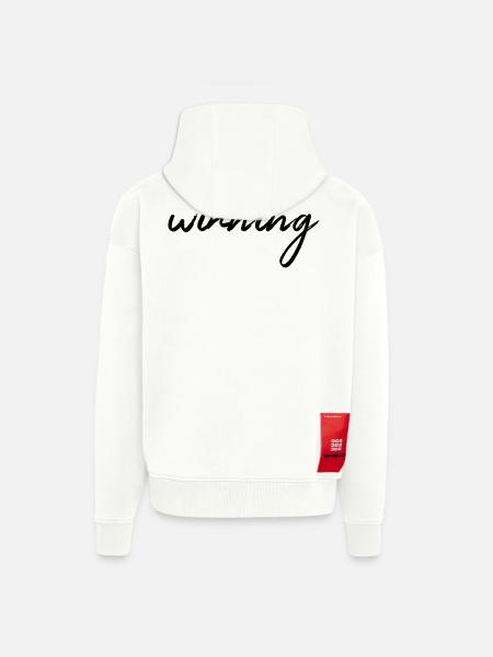 winning - Zip Hoodie - made by SPREAD - OFF WHITE