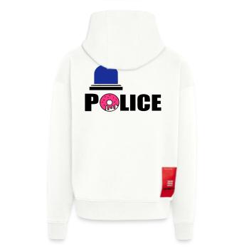 Polizei d - Zip Hoodie - made by SPREAD - OFF WHITE - Hinten