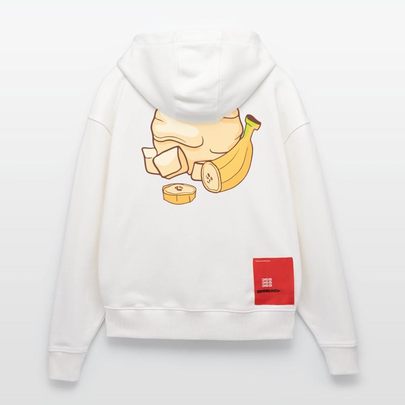 Bananen Eis Speiseeis Eiskrem Eiscreme Kugeleis Zip Hoodie - made by SPREAD