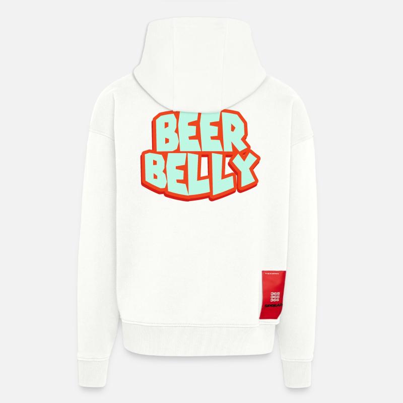 vater - Zip Hoodie - made by SPREAD - OFF WHITE