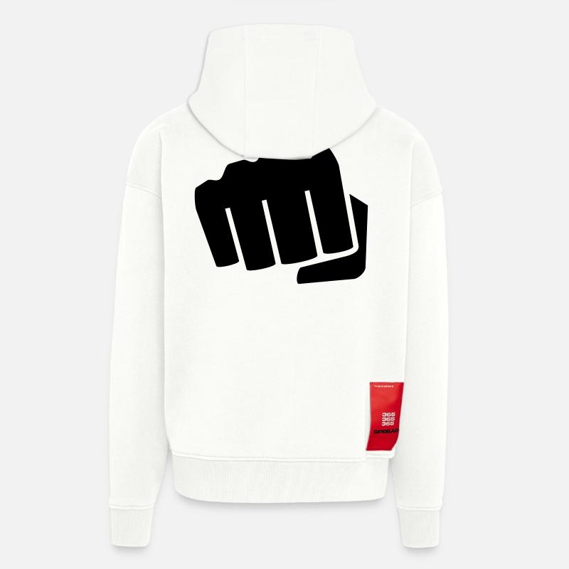 Faust - Zip Hoodie - made by SPREAD - OFF WHITE