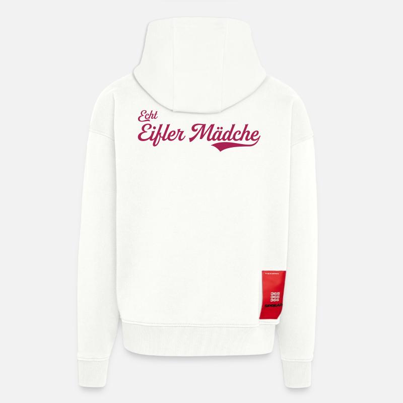 Echt Eifler Mädche - Zip Hoodie - made by SPREAD - OFF WHITE