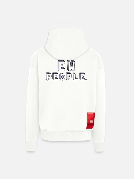 People are stupid. - Zip Hoodie - made by SPREAD - OFF WHITE