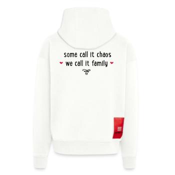 FAMILY - Zip Hoodie - made by SPREAD - OFF WHITE - Back