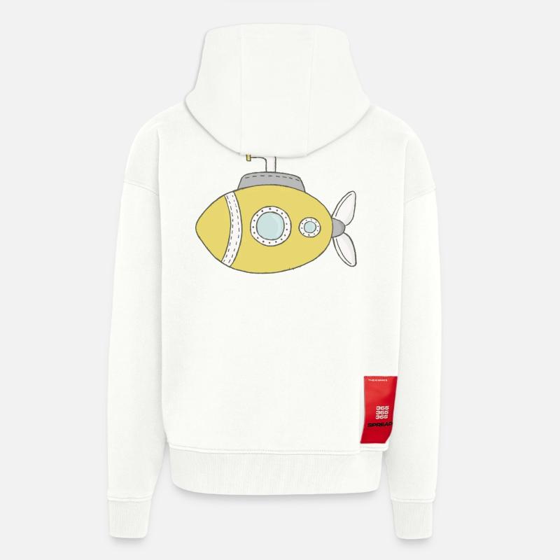 U-Boot - Zip Hoodie - made by SPREAD - OFF WHITE
