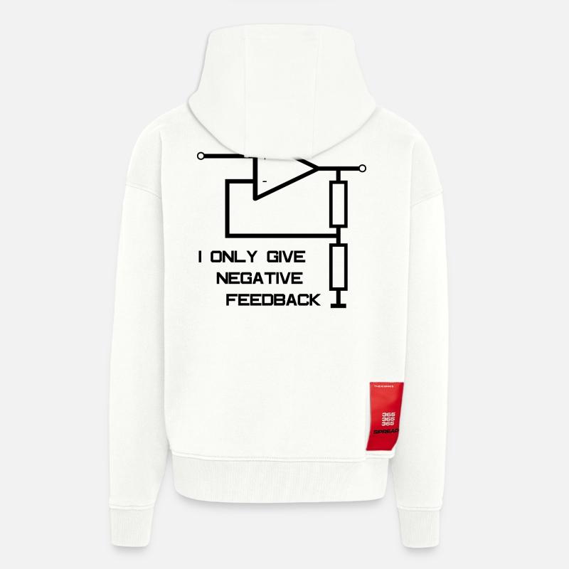 Operational Amplifier Electrical Engineering - Zip Hoodie - made by SPREAD - OFF WHITE