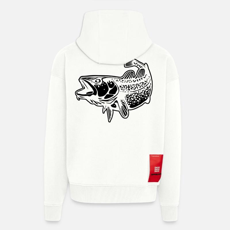 cod - Zip Hoodie - made by SPREAD - OFF WHITE