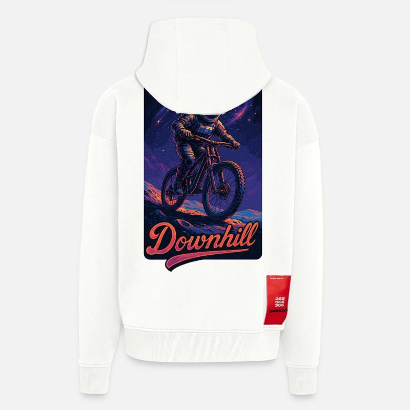VTT VTT Descente Astronaute Cadeau - Veste à capuche bio épaisse oversize fabriqué en UE - OFF WHITE