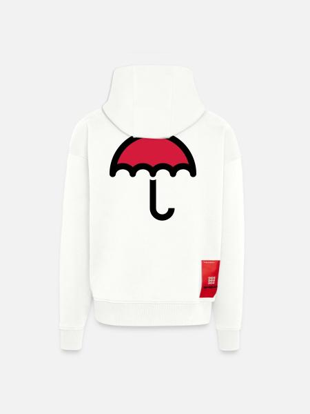 Umbrella icon symbol - Zip Hoodie - made by SPREAD - OFF WHITE
