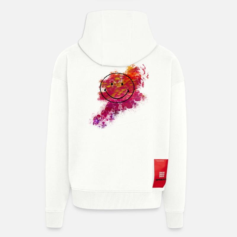 Bunt - Veste à capuche bio épaisse oversize fabriqué en UE - OFF WHITE