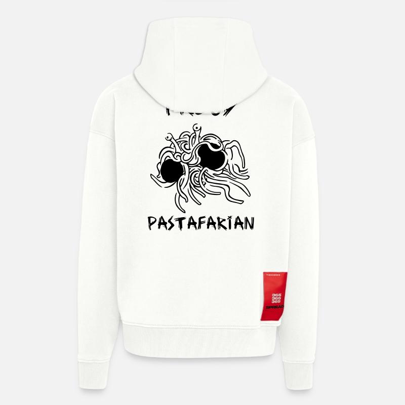 Stolzes Pastafarian - Zip Hoodie - made by SPREAD - OFF WHITE