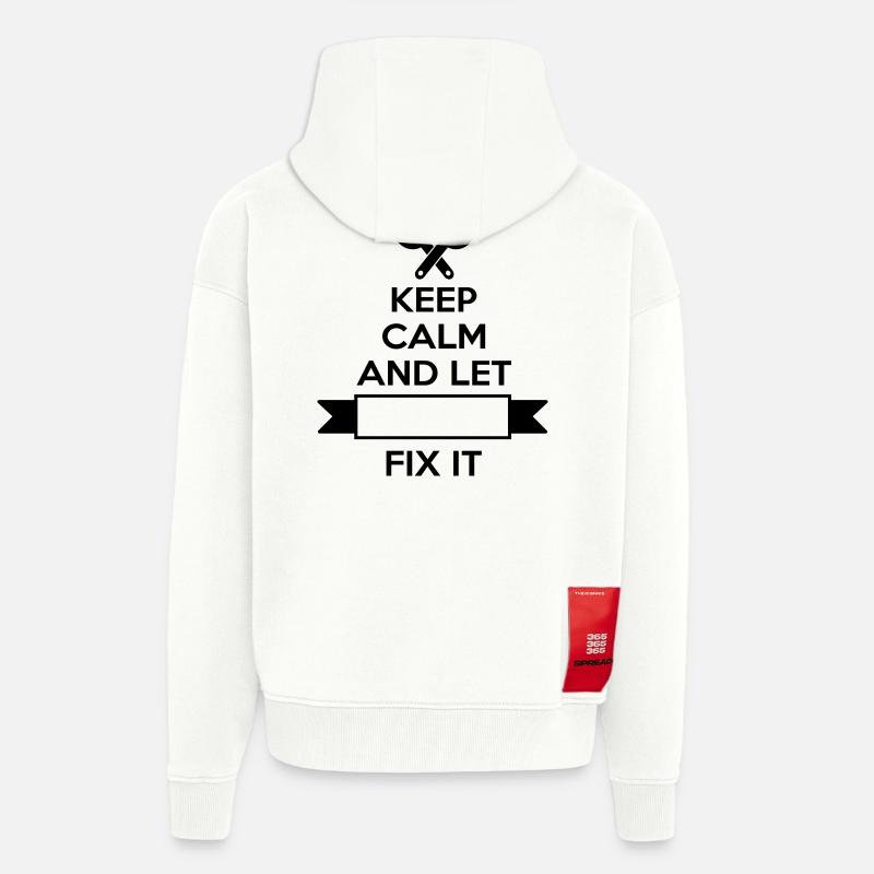 Mechaniker - Zip Hoodie - made by SPREAD - OFF WHITE
