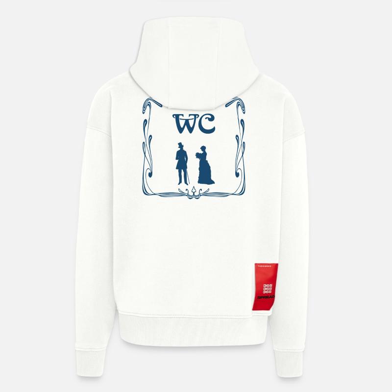 dårlig badekar badekar badekar dusj dusj54 - Heavyweight Oversized Organic hettejakke produsert i EU - OFF WHITE